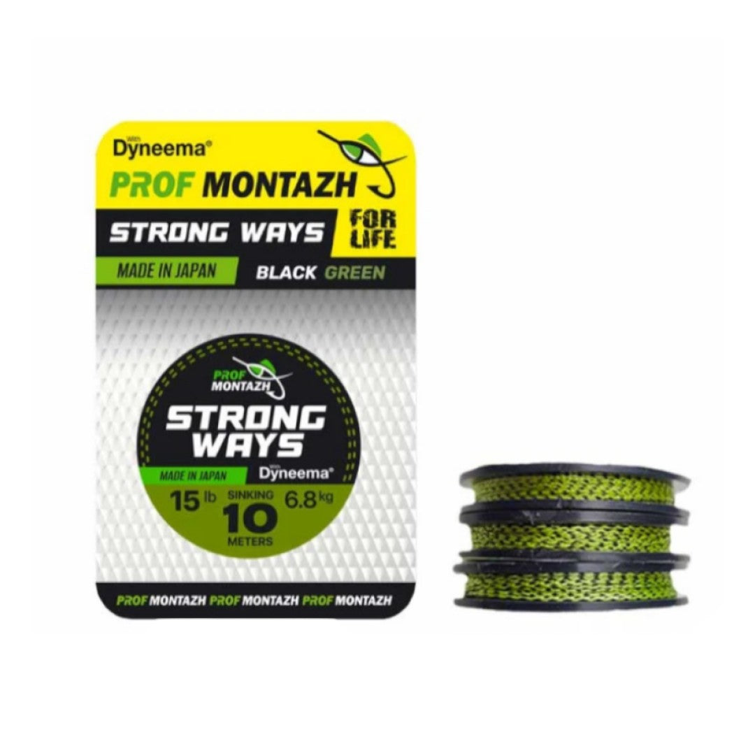 Повідковий матеріал Sinking Black Green 10 м 15 lb/ 20 lb / 30 lb