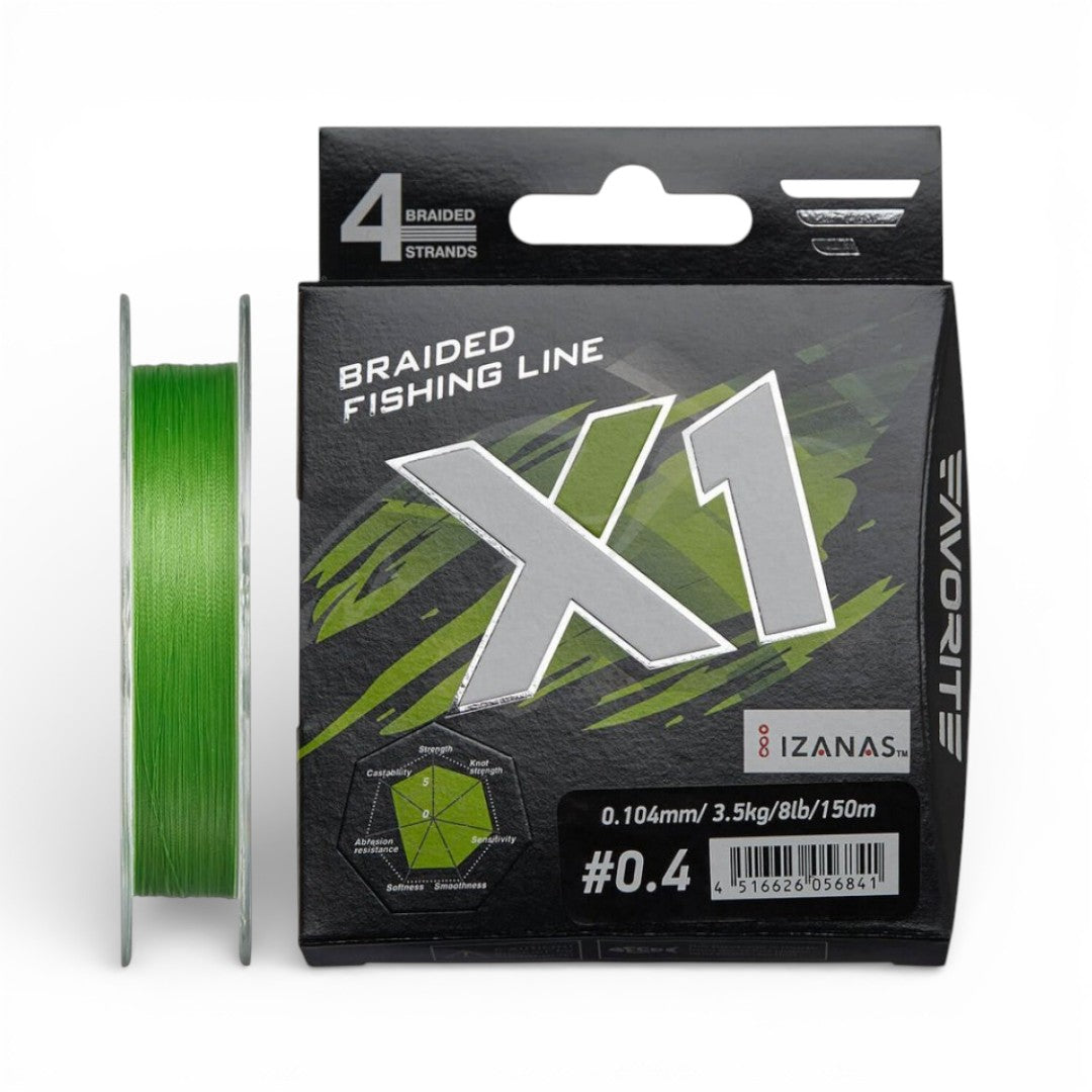Шнур Favorite X1 PE 4x 150 m