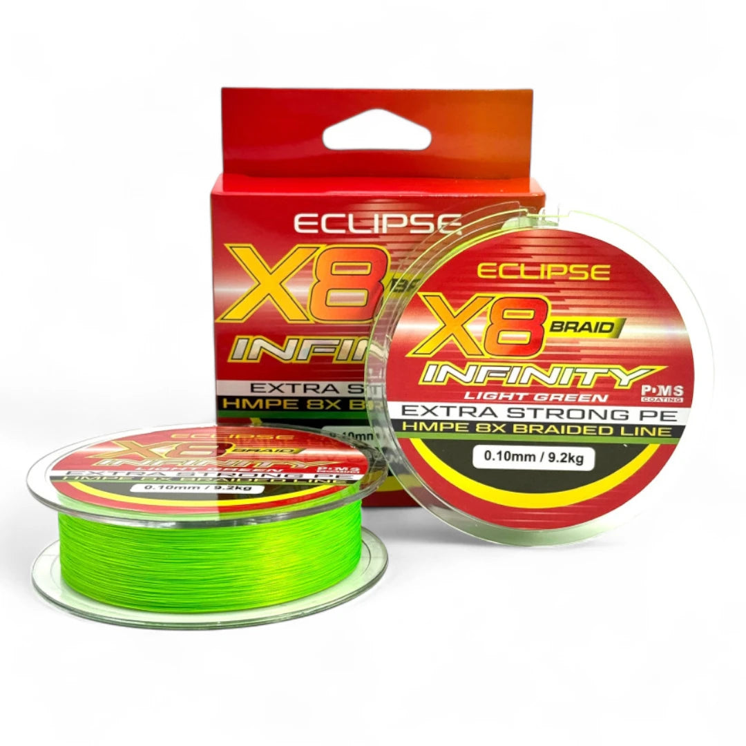 Шнур Eclipse Infinity Braid X8 Light Green 150m