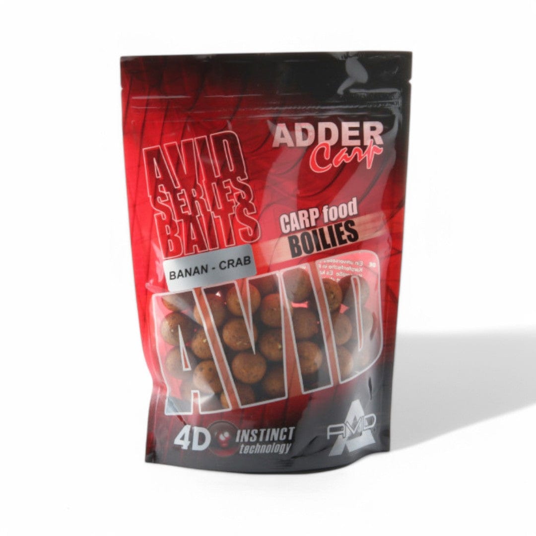Pirs Бойли Adder Carp Boilies Avid 16 мм 200 г – Банан-Краб