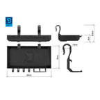 Поличка для родпода ShelfPOD 20×10×3 см