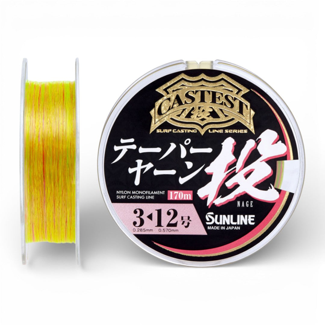 Волосінь Sunline Castest Tapered 170 м – конусна волосінь з вбудованим шоклідером