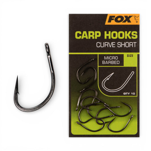 Гачок FOX Curve Shank Short (Micro Barbed, 10 шт) | №4 / №6 / №8