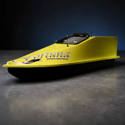 Кораблик Фортуна — бункер 3 л, дальність 600 м | Помаранчевий, 27 000 mAh, базова комплектація