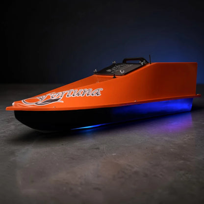 Кораблик Фортуна — бункер 3 л, дальність 600 м | Помаранчевий, 27 000 mAh, базова комплектація