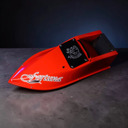 Кораблик Фортуна — бункер 3 л, дальність 600 м | Помаранчевий, 27 000 mAh, базова комплектація