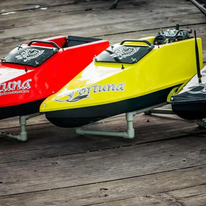 Кораблик Фортуна — бункер 3 л, дальність 600 м | Помаранчевий, 27 000 mAh, базова комплектація