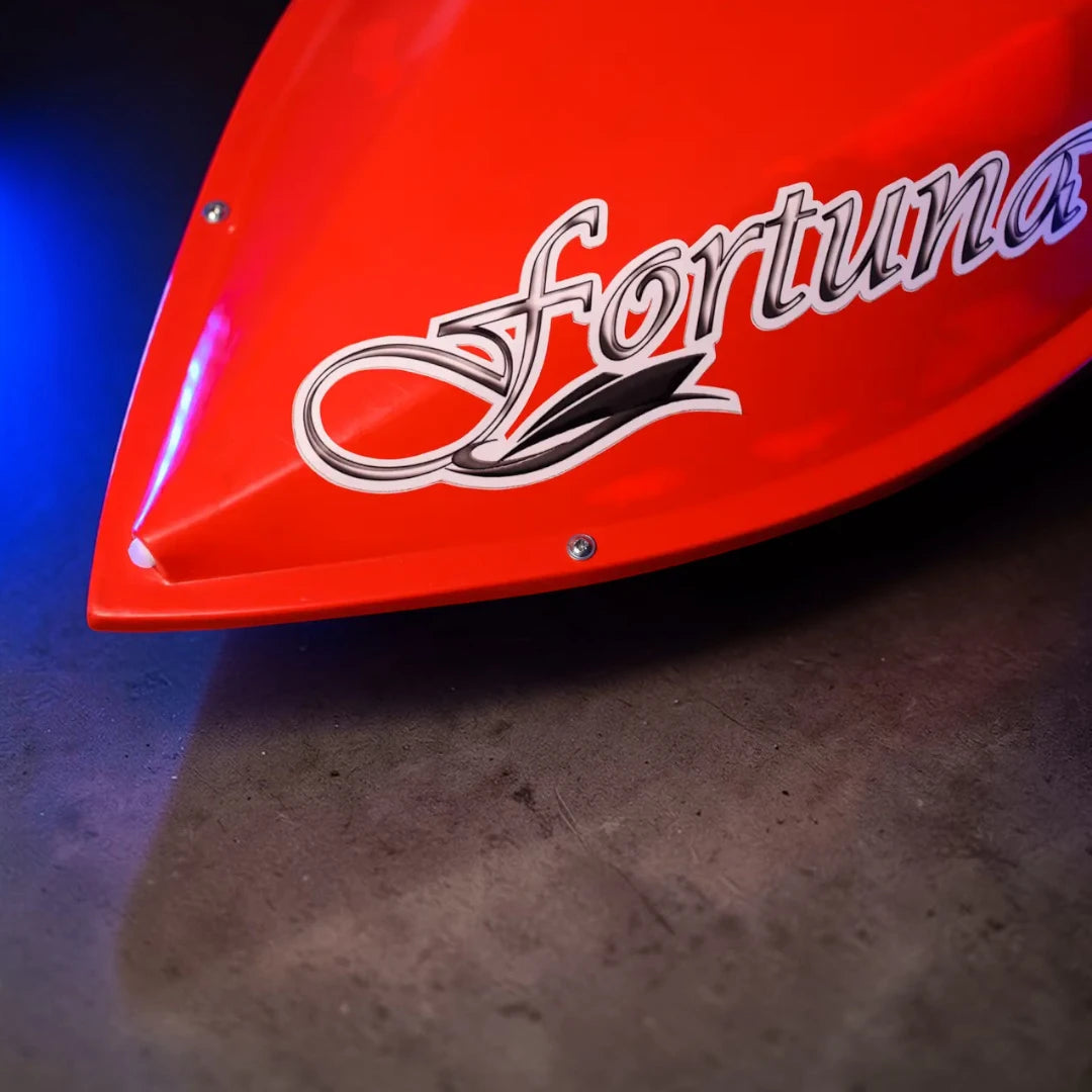 Кораблик Фортуна — бункер 3 л, дальність 600 м | Помаранчевий, 27 000 mAh, базова комплектація