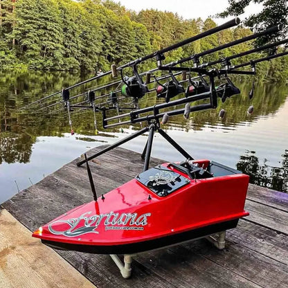 Кораблик Фортуна — бункер 3 л, дальність 600 м | Помаранчевий, 27 000 mAh, базова комплектація