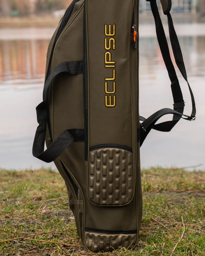 Чохол для вудилищ ECLIPSE — 1.00 / 1.35 / 1.50 м, 3 секції, темно-зелений, каркасний