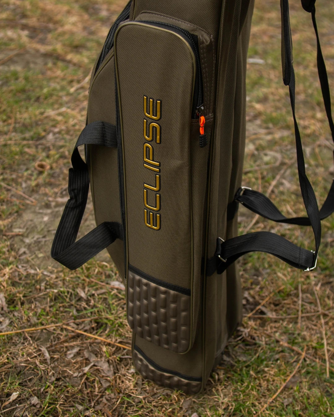 Чохол для вудилищ ECLIPSE — 1.00 / 1.35 / 1.50 м, 3 секції, темно-зелений, каркасний