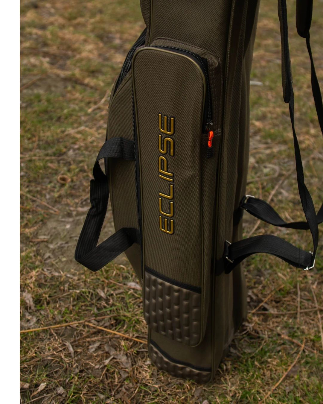 Чохол для вудилищ ECLIPSE — 1.00 / 1.35 / 1.50 м, 3 секції, темно-зелений, каркасний