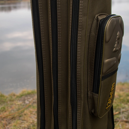 Чохол для вудилищ ECLIPSE — 1.00 / 1.35 / 1.50 м, 3 секції, темно-зелений, каркасний