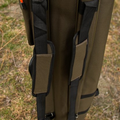 Чохол для вудилищ ECLIPSE — 1.00 / 1.35 / 1.50 м, 3 секції, темно-зелений, каркасний