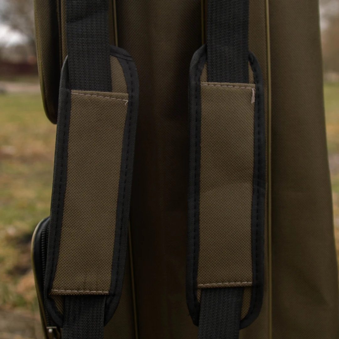 Чохол для вудилищ ECLIPSE — 1.00 / 1.35 / 1.50 м, 3 секції, темно-зелений, каркасний