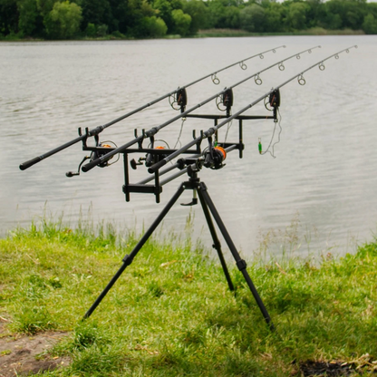 Готовий короповий набір Eclipse EOS на 3 вудилища 3.6 м 3.5Lb + тринога Eclipse ZJS-123