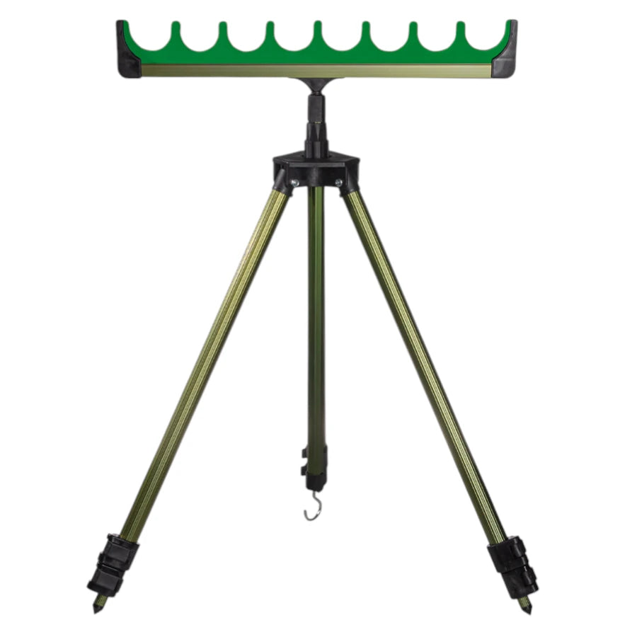 Фідерна підставка тринога + гребінка на 8 вудилищ 1.20 м