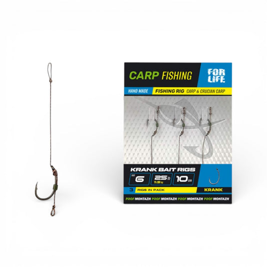 Бойловий повідець Profmontazh KRANK BAIT RIGS #6 25lb 10/12/15 см