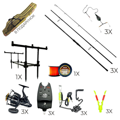 Готовий короповий набір - Trinity Carp Set