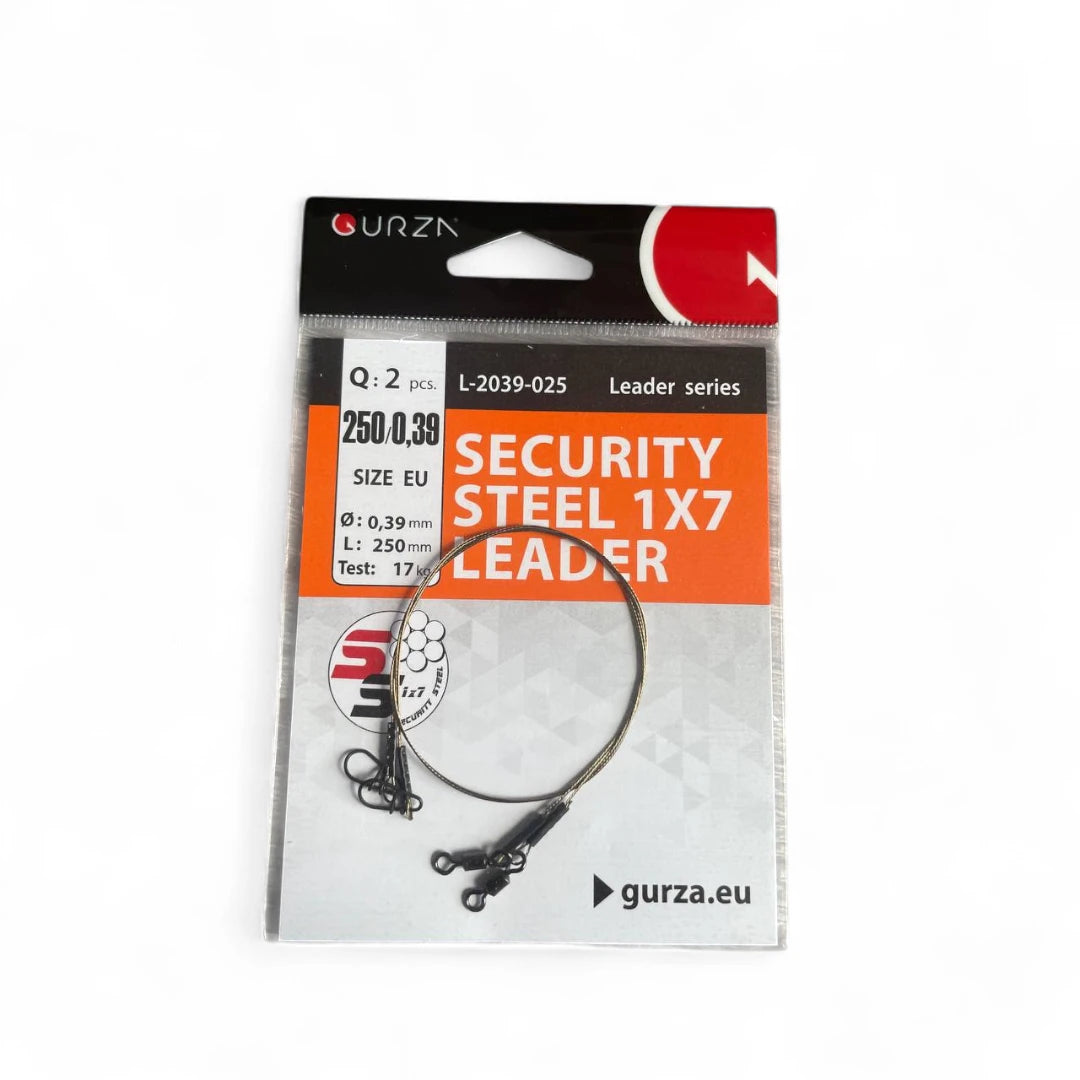 Повідець Gurza Security Steel Leader 1x7 25 см 17 кг (2 шт)