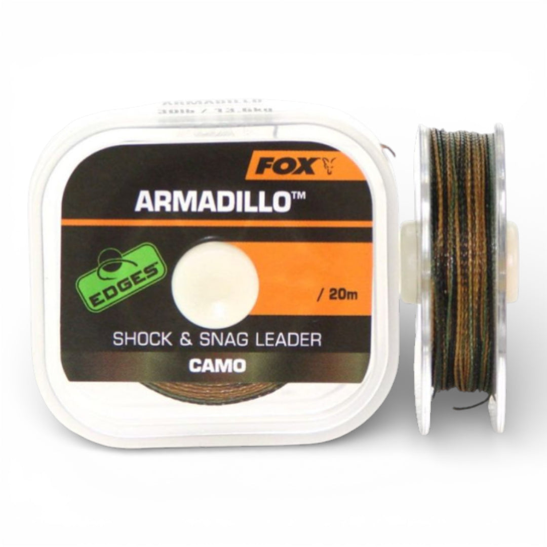 Шок-лідер FOX Edges Armadillo Camo 20 м (30lb / 40lb / 50lb)