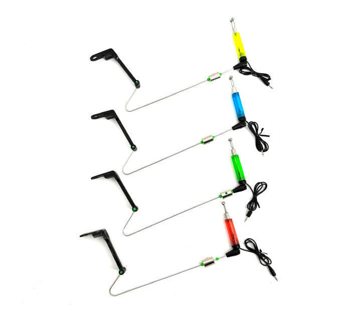 Свінгер металевий з кріпленням, штангою та LED-підсвіткою червоний / жовтий / синій / зелений