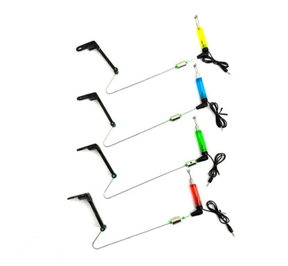 Свінгер металевий з кріпленням, штангою та LED-підсвіткою червоний / жовтий / синій / зелений