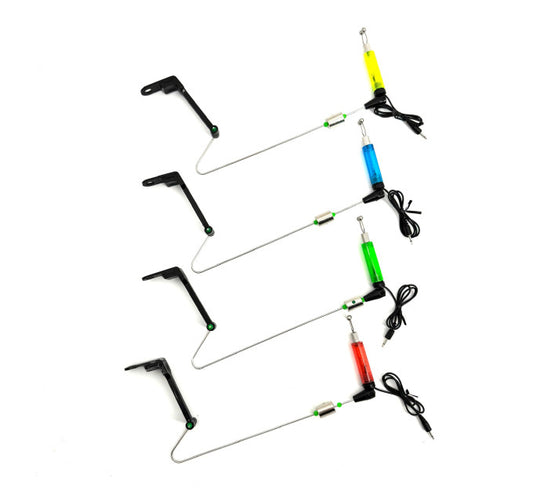 Свінгер металевий з кріпленням, штангою та LED-підсвіткою червоний / жовтий / синій / зелений
