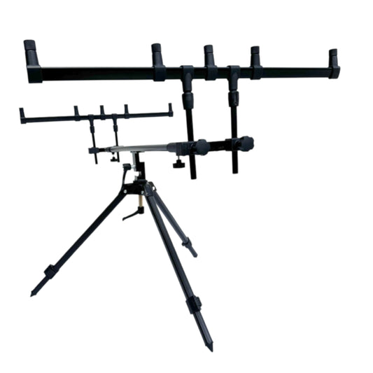 Родпод Eclipse Fishing SDCX-125 тринога на 4–5 вудилищ 75–120 см / висота 64–91 см / буз-бар 64 см