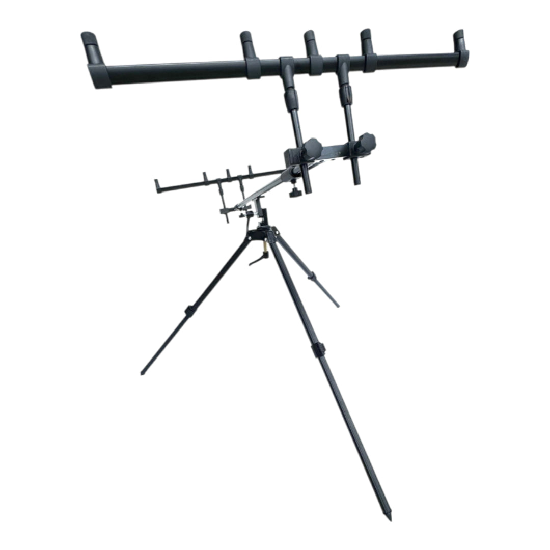 Родпод Eclipse Fishing SDCX-125 тринога на 4–5 вудилищ 75–120 см / висота 64–91 см / буз-бар 64 см