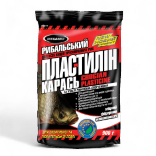 Пластилін Megamix КАРАСЬ 0.5 кг — клювання починається з нього