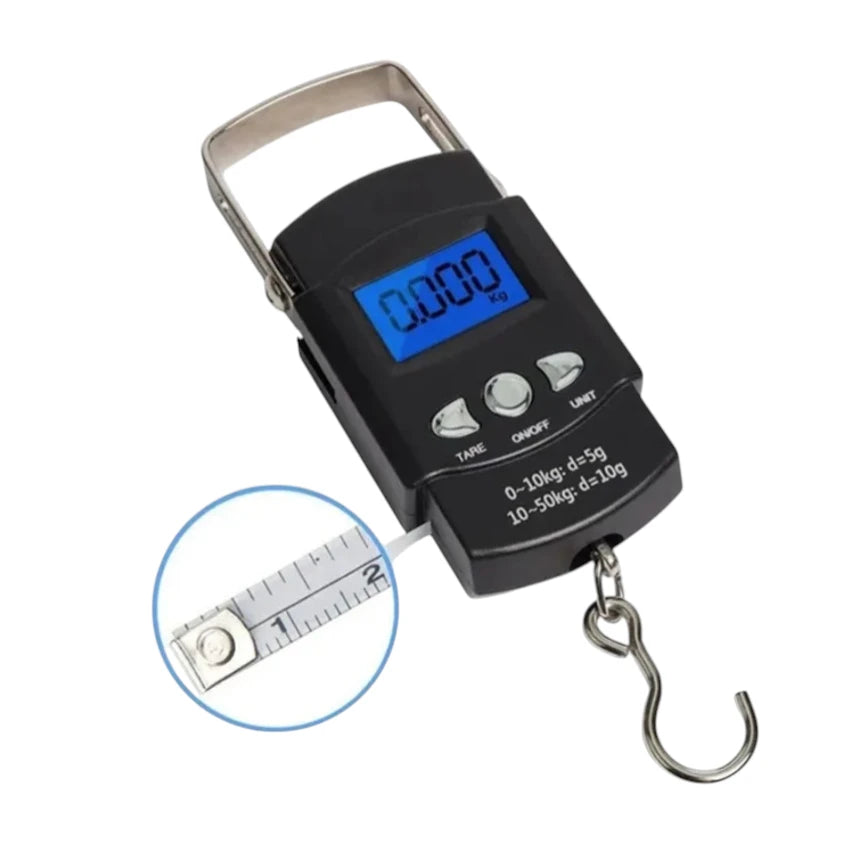Вага риболовна з рулеткою 1,0 м до 50 кг (крок 10 г) — модель A09