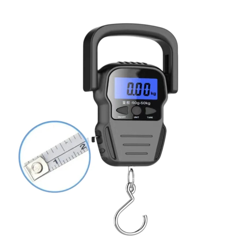 Вага риболовна з рулеткою 1.6m до 50kg 5g