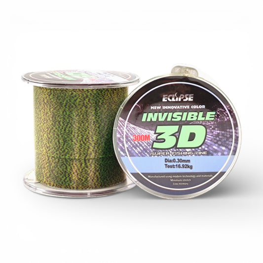 Волосінь Eclipse INVISIBLE 3D 300m 0.25 / 0.30 / 0.33 / 0.35 мм