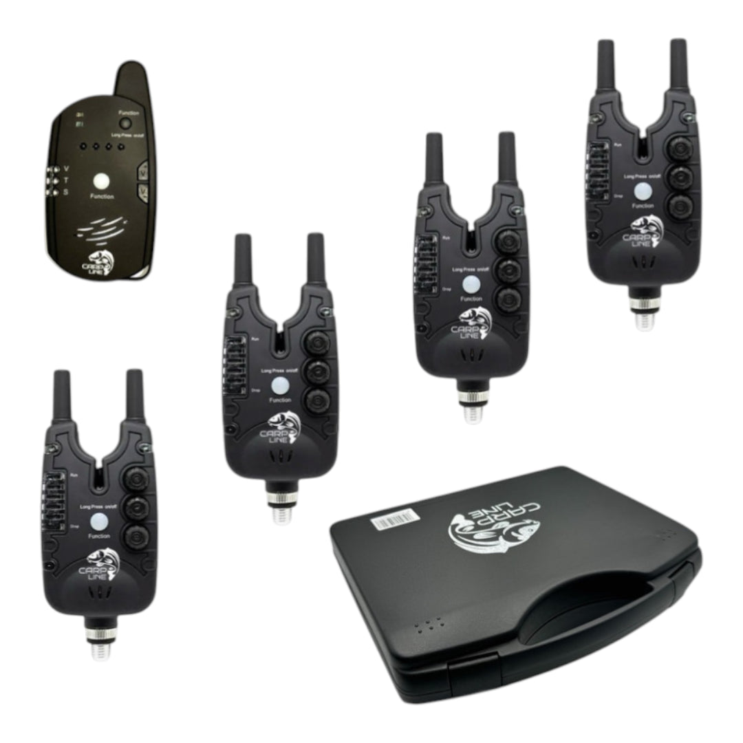 Набір сигналізаторів Carp Line TLI-28 4+1 (4 сигналізатори + 1 пейджер)