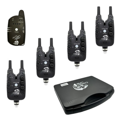 Набір сигналізаторів Carp Line TLI-28 4+1 (4 сигналізатори + 1 пейджер)