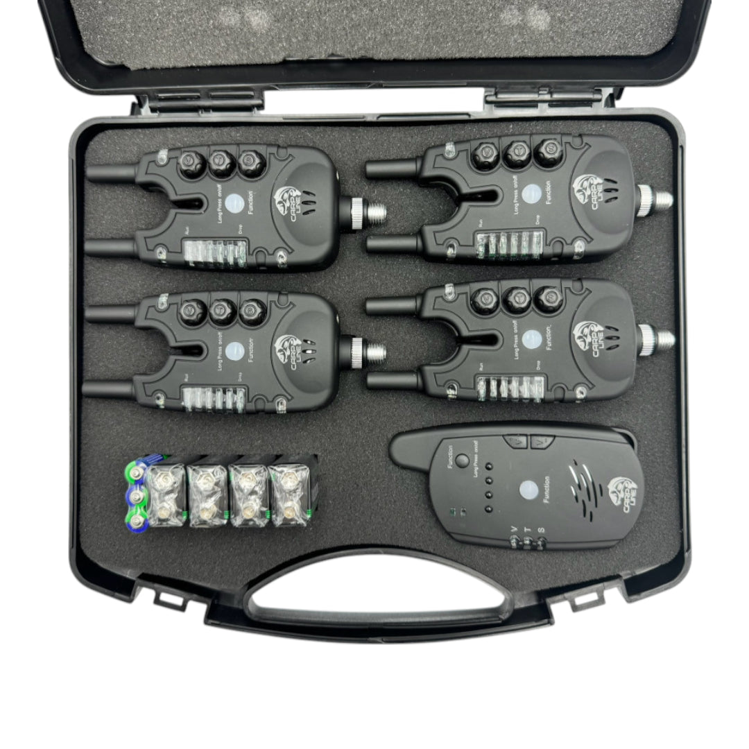 Набір сигналізаторів Carp Line TLI-28 4+1 (4 сигналізатори + 1 пейджер)