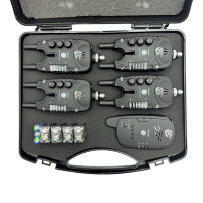 Набір сигналізаторів Carp Line TLI-28 4+1 (4 сигналізатори + 1 пейджер)