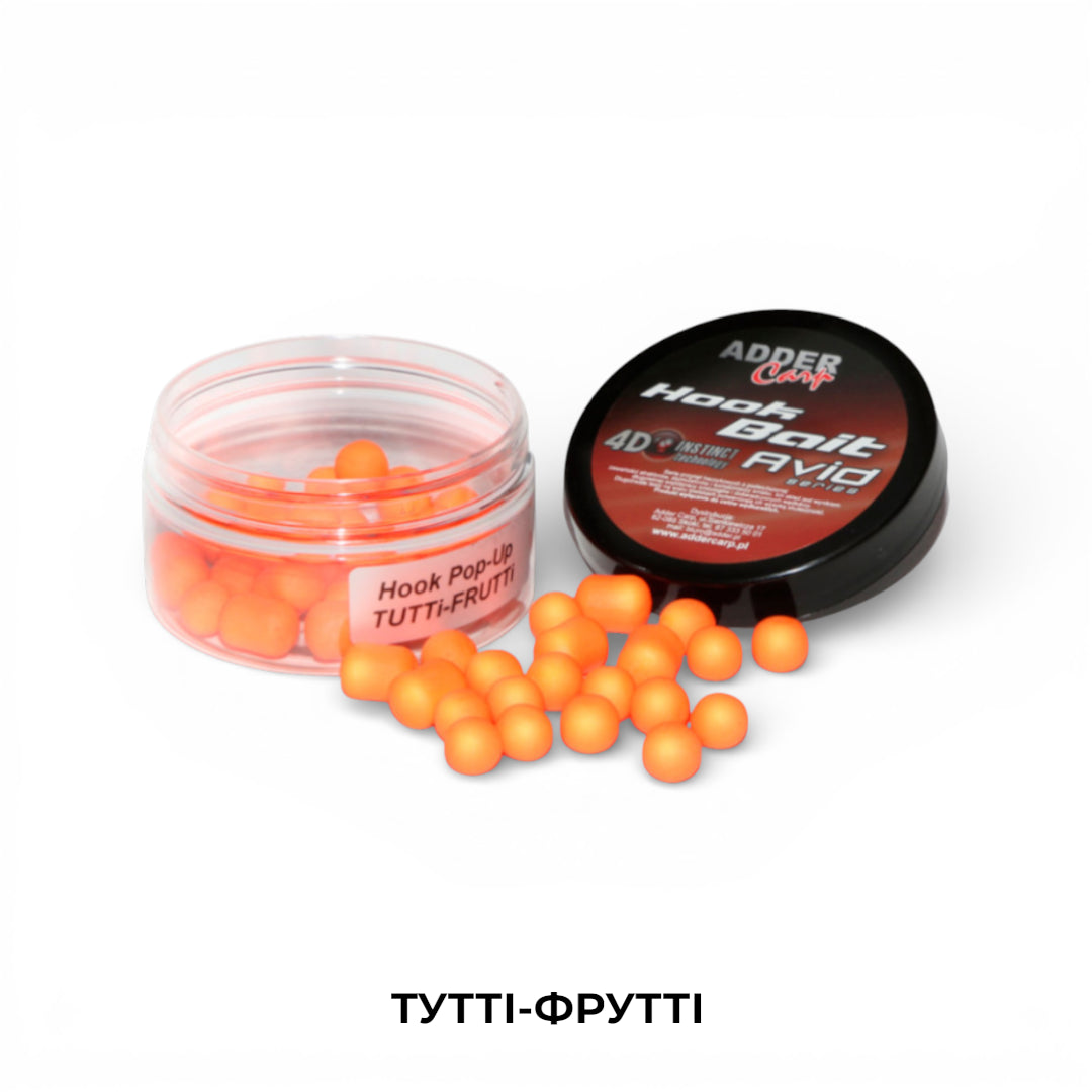Бойли Adder Carp Hook Boilies Avid Pop-Up Dumbell 8/10 мм
